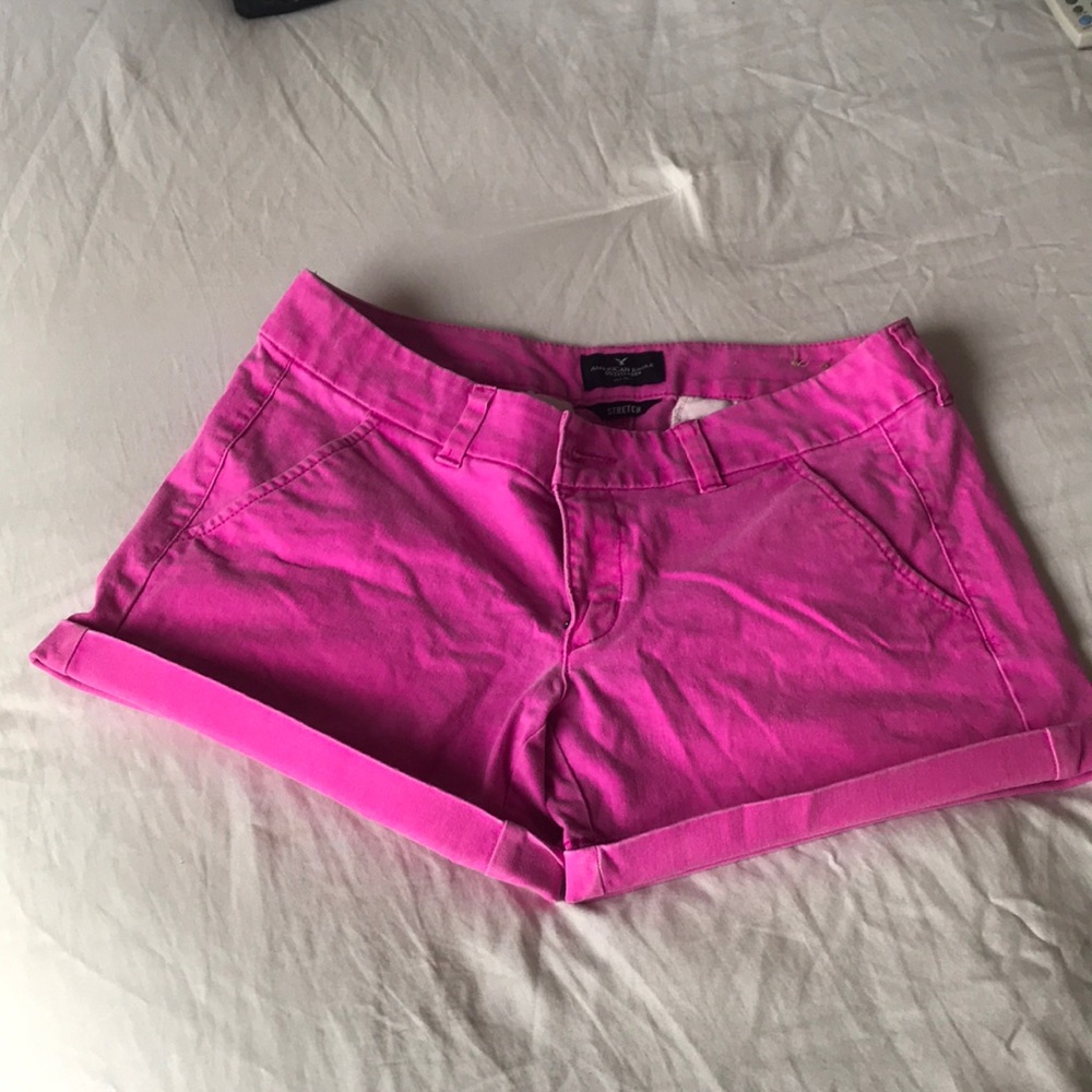 AE Bright magenta Midi Shorts